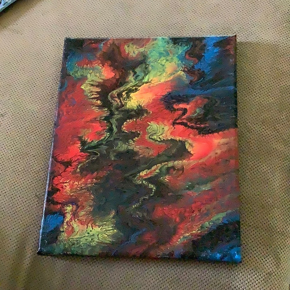 Acrylic Pour Painting